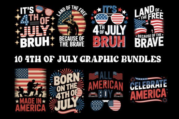 4th July Independence Day Graphic Bundles Review