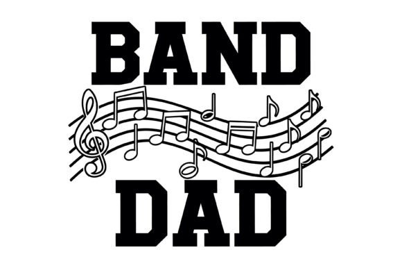 Band Dad Musical Notes Graphic Review