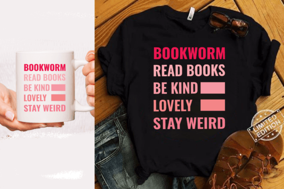 Bookworm Graphics for T-Shirt Designs & Blogs