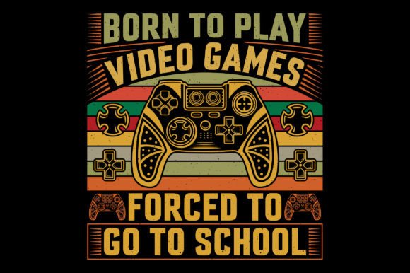 Born to Play Video Games T-Shirt Graphic Review