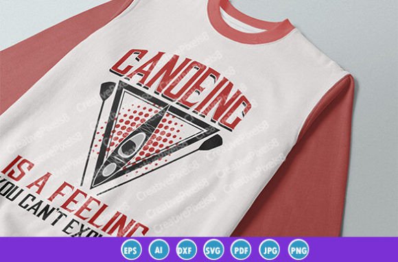 Canoeing Typography Tee Shirt Graphic Review