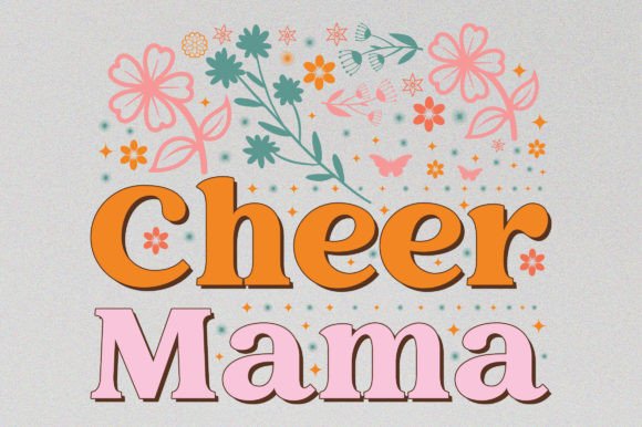 Cheer Mama Mother's Day Graphics & T-Shirt Designs Review