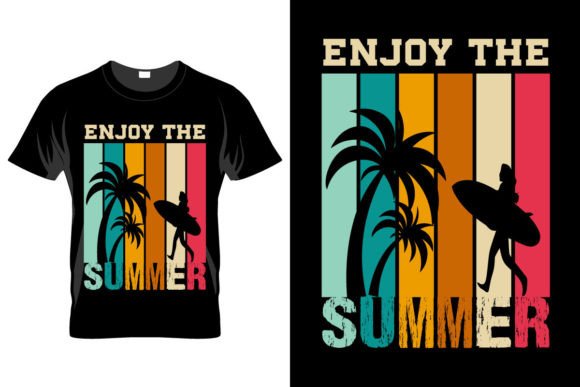 Enjoy the Summer T-shirt Design Graphic Review