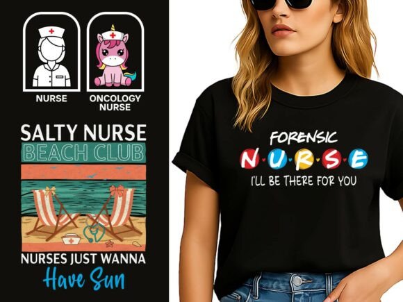 Fun Stylish Nurse Graphic T-shirt Review