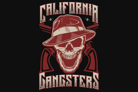 Gangster Graphic Tshirt Design: Premium Graphics