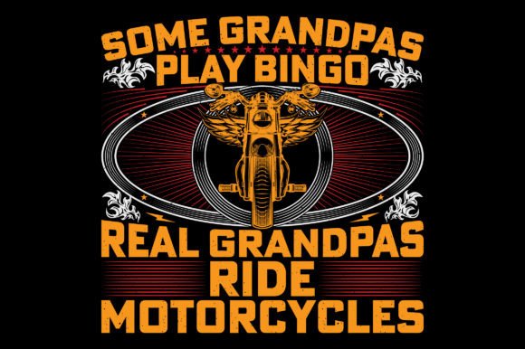 Grandpas Ride Motorcycle T-Shirt Graphic Review