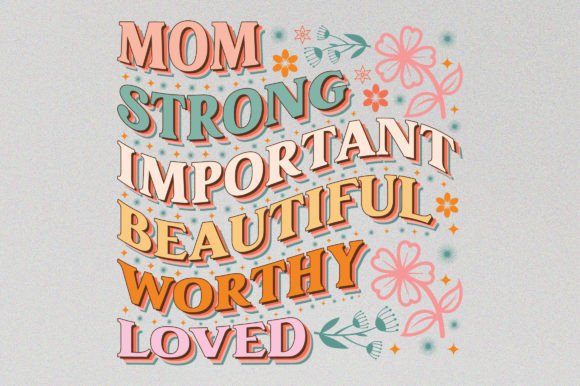 Mom Strong Mother's Day T-Shirt Graphic Review
