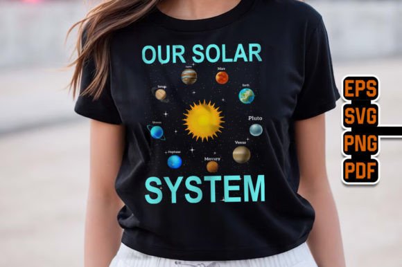 Our Solar System Graphic T-Shirt Design Review