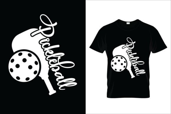 Pickleball Graphics for T-Shirt Designs