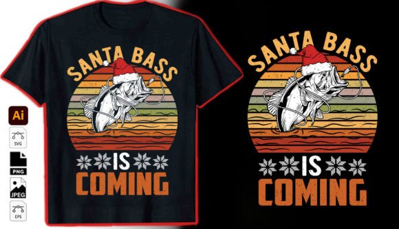 Santa Bass is Coming: Graphics & T-Shirt Designs Review