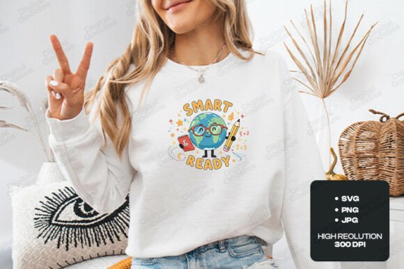 Smart Ready Cute School Globe Graphic Review