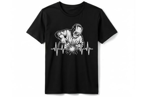 Welder Heartbeat Graphic T-Shirt: Graphics & Designs Review