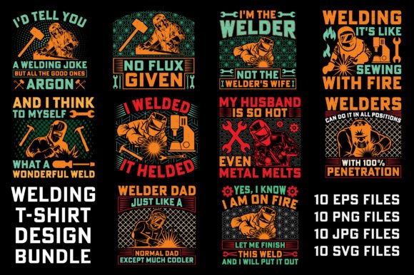 Welding T-Shirt Design Bundle: Graphics & Designs Review