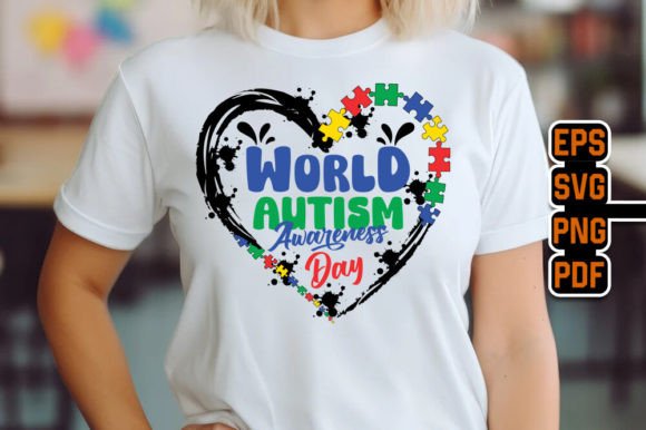 World Autism Awareness Day Heart Graphic Review